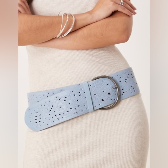 Free People| ‘Laurel’ Leather Embroidered Hip Belt - Picture 12 of 12